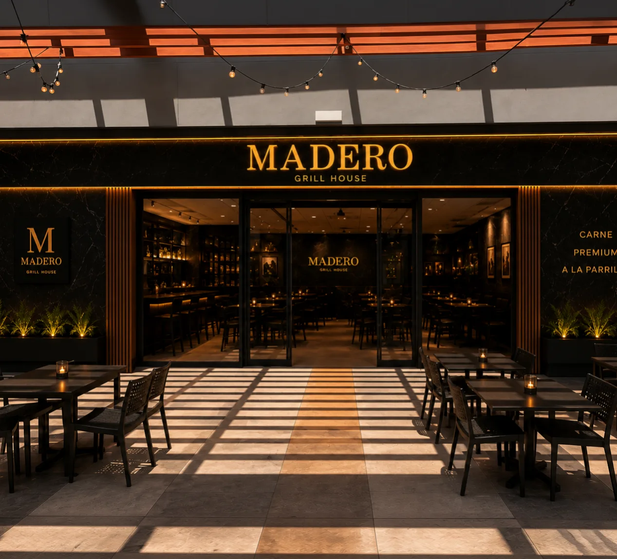 La terraza del proyecto de CC Thader